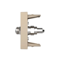 Priza TV satelit Livolo fara rama sticla, auriu