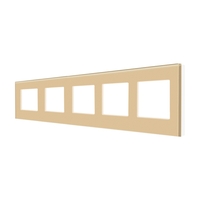 Rama Cvintupla LUXION Din Sticla, auriu