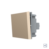 Modul Intrerupator Simplu Mecanic si Cap Scara LIVOLO, auriu