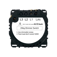 Modul Intrerupator Simplu cu Variator, Cap Scara cu Touch LUXION