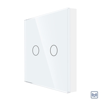 Telecomanda cu Touch Screen si 2 Canale RF433 LUXION, alb