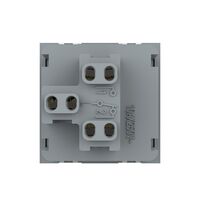 Modul Intrerupator Simplu Mecanic, 2 Module cu Reset (Revenire) LIVOLO - Serie Noua, auriu