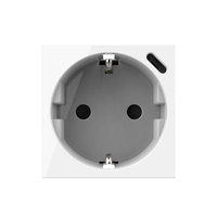 Modul Priza Schuko + USB-C LIVOLO, Standard German - Serie Noua, alb