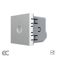 Modul Intrerupator Simplu Cap Scara / Cruce, ZigBee EC cu Touch LIVOLO - Serie Noua, gri