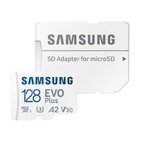 Card de memorie MicroSDXC Samsung Evo Plus cu Adaptor SD, Memorie 128 GB