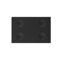 Modul intrerupator cvadruplu cu touch Livolo standard Italian, Serie noua, negru