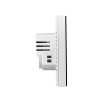 Termostat Wi-Fi pentru incalzirea termica pe gaz BeOk TGW60-WIFI-WPB, negru