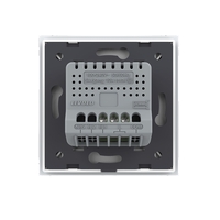 Intrerupator Simplu cu Touch LIVOLO din Sticla - Protocol ZigBee EC, gri