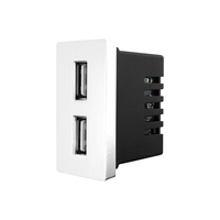 Modul Priza USB 2.4A 5V LUXION, alb