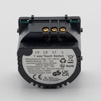 Modul Intrerupator Dublu din Silicon cu Touch LUXION