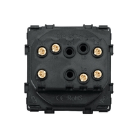 Modul Intrerupator Simplu Cruce Mecanic LUXION, auriu