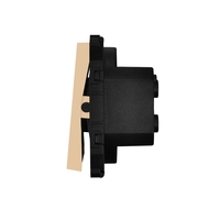 Modul Intrerupator Triplu Cap Scara Mecanic LUXION, auriu