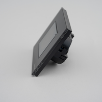 Termostat Wi-Fi pentru incalzirea electrica LUXION cu Rama din Sticla, negru