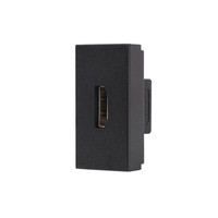 Modul Priza HDMI 1M LUXION, Standard Italian, negru