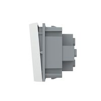 Modul Intrerupator Simplu Mecanic, 2 Module cu Reset (Revenire) LIVOLO - Serie Noua, gri