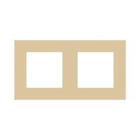 Rama Dubla LUXION Din Sticla, auriu