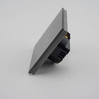 Intrerupator Triplu cu Touch din Sticla LUXION, gri