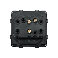 Modul Intrerupator Simplu Cap Scara Mecanic LUXION, auriu