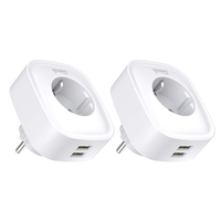 Priza inteligenta Gosund SP112, Wi-Fi, 3600W, 2 x USB, Control aplicatie, Programare, Monitorizare consum