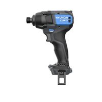 Masina de insurubat cu impact cu acumulator 20V Hyundai ID20X-230, motor fara perii, prindere hexagonala 1/4, cuplu maxim 230 Nm, 3 trepte de putere, livrata fara acumulator si incarcator