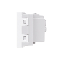 Modul Priza Schuko 2M Luxion, Standard Italian, alb