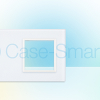 Panou intrerupator simplu cu touch si priza simpla Livolo din sticla, alb