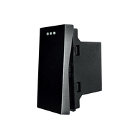 Modul Intrerupator Simplu Mecanic 1M LUXION, negru