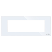 Rama din Sticla Securizata cu Suport 6M LUXION, Standard Italian, alb