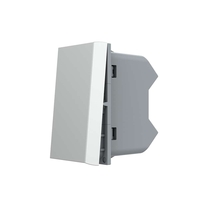 Modul Intrerupator Simplu Mecanic Cap Cruce LIVOLO, gri