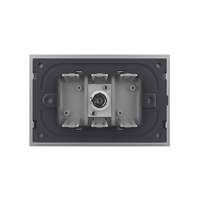 Priza Simpla TV Livolo cu Rama din Sticla - Serie Noua, gri