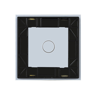 Panou intrerupator simplu cu touch Livolo din sticla, alb