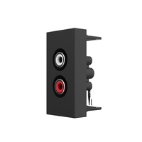 Priza audio Livolo, negru