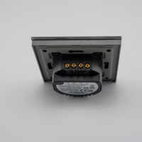 Intrerupator Triplu cu Touch din Sticla LUXION, 500W, gri