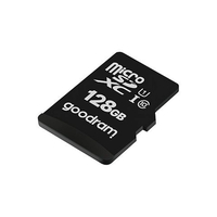 Card de memorie MicroSDXC + Adaptor SD, GOODRAM M1AA-1280R12, 128 GB, Memorie interna USH-I