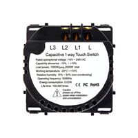 Modul Intrerupator Dublu cu Touch LUXION