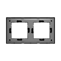 Rama Dubla LUXION Din Sticla, negru