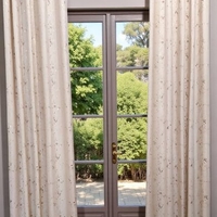Draperii catifea Marble crem