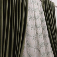 Draperii catifea Select verde închis
