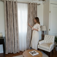 Draperii catifea  Marble bej
