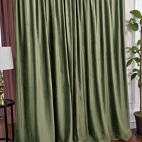 Draperii catifea Select verde închis