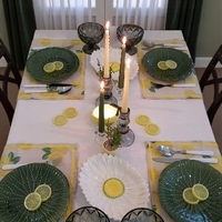 Set şervete bumbac  Lime-4 buc.