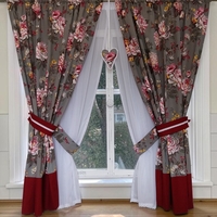 Set RM perdea + draperii Orhideea-UNICAT