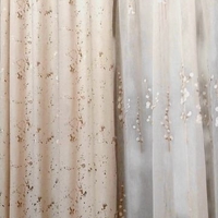Draperii catifea Marble crem