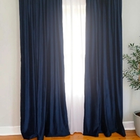 Draperii catifea Select albastru închis