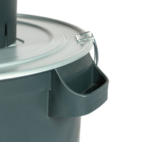 Moara electrica 1300W/19000 rpm cu galeata plastic 50L