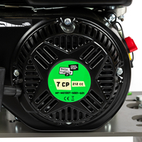 Tocator de crengi Micul Fermier, motor benzina 7 CP, 60 mm diametru maxim de taiere, pentru brichete