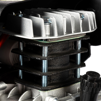 Compresor Detoolz 50L cu ulei, 1680 W, debit 206L/min, 8 bar, 2 prize de aer