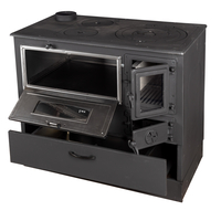 Soba pe lemne 9kW Grand Fantazia Lux, cos stanga