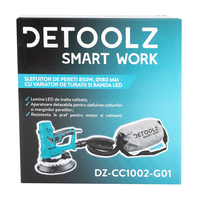 Slefuitor de pereti 850W, Ø180mm, cu variator de turatie si banda LED
