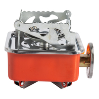 Aragaz camping Micul Fermier, putere termica 2.8 kW, aprindere piezo-electrica, compatibil rezerva gaz spray, 95*95mm